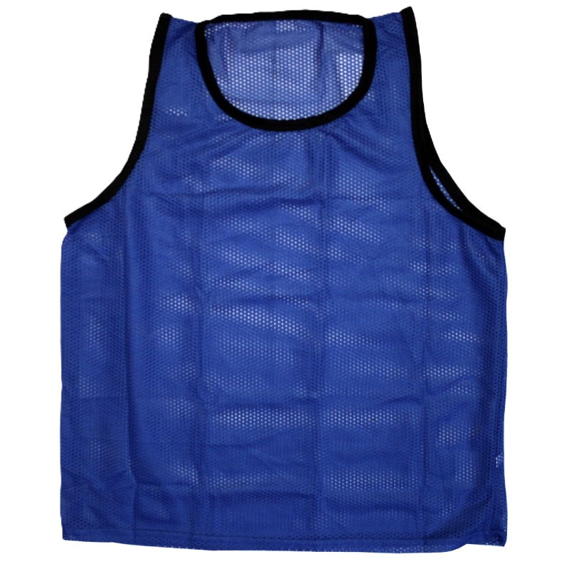BlueDot Trading Youth 12 Blue Sports Nylon Mesh Pinnies- 12 Scrimmage Training Vests for Team Practice Jerseys for All Kinds of Sports Soccer, Football, Basketball, Lacrosse - Image 4